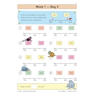 KS2 Maths Year 3 Daily Practice Book: Summer Term Look Inside Image 5