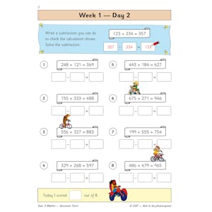 KS2 Maths Year 3 Daily Practice Book: Summer Term Look Inside Image 4