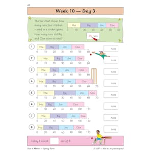 KS2 Maths Year 4 Daily Practice Book: Spring Term Look Inside Image 5