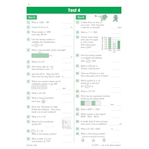 KS2 Maths Year 4 Mental Arithmetic Targeted Question Book (incl. Online Answers & Audio Tests) Look Inside Image 5