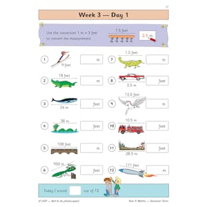KS2 Maths Year 5 Daily Practice Book: Summer Term Look Inside Image 3