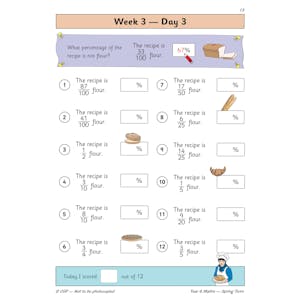 KS2 Maths Year 6 Daily Practice Book: Spring Term Look Inside Image 5