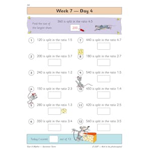 KS2 Maths Year 6 Daily Practice Book: Summer Term Look Inside Image 6