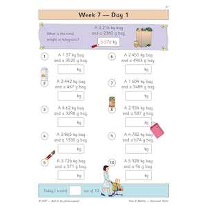 KS2 Maths Year 6 Daily Practice Book: Summer Term Look Inside Image 3