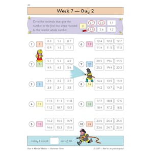 KS2 Mental Maths Year 4 Daily Practice Book: Summer Term Look Inside Image 4