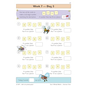 KS2 Mental Maths Year 4 Daily Practice Book: Summer Term Look Inside Image 5