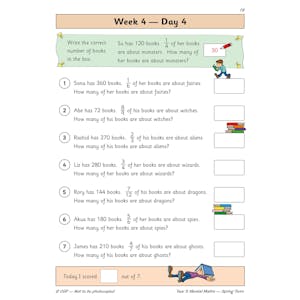 KS2 Mental Maths Year 5 Daily Practice Book: Spring Term Look Inside Image 6
