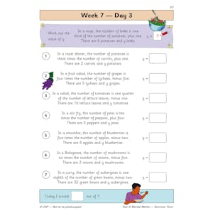KS2 Mental Maths Year 6 Daily Practice Book: Summer Term Look Inside Image 5