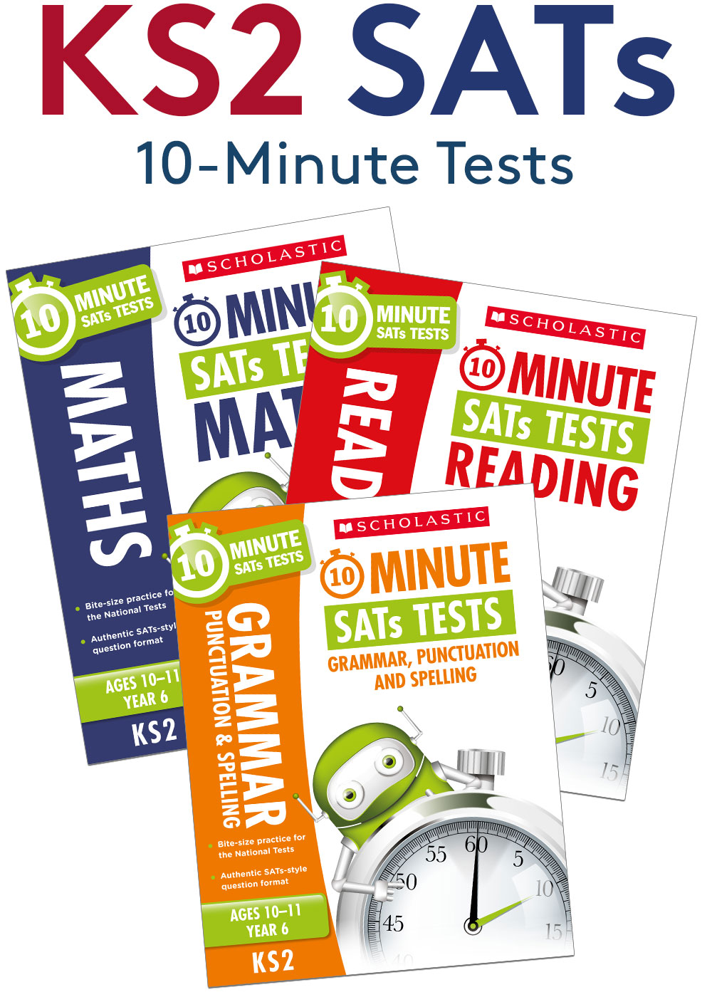 KS2 SATs 10-Minute Tests Pack (Ages 10-11)