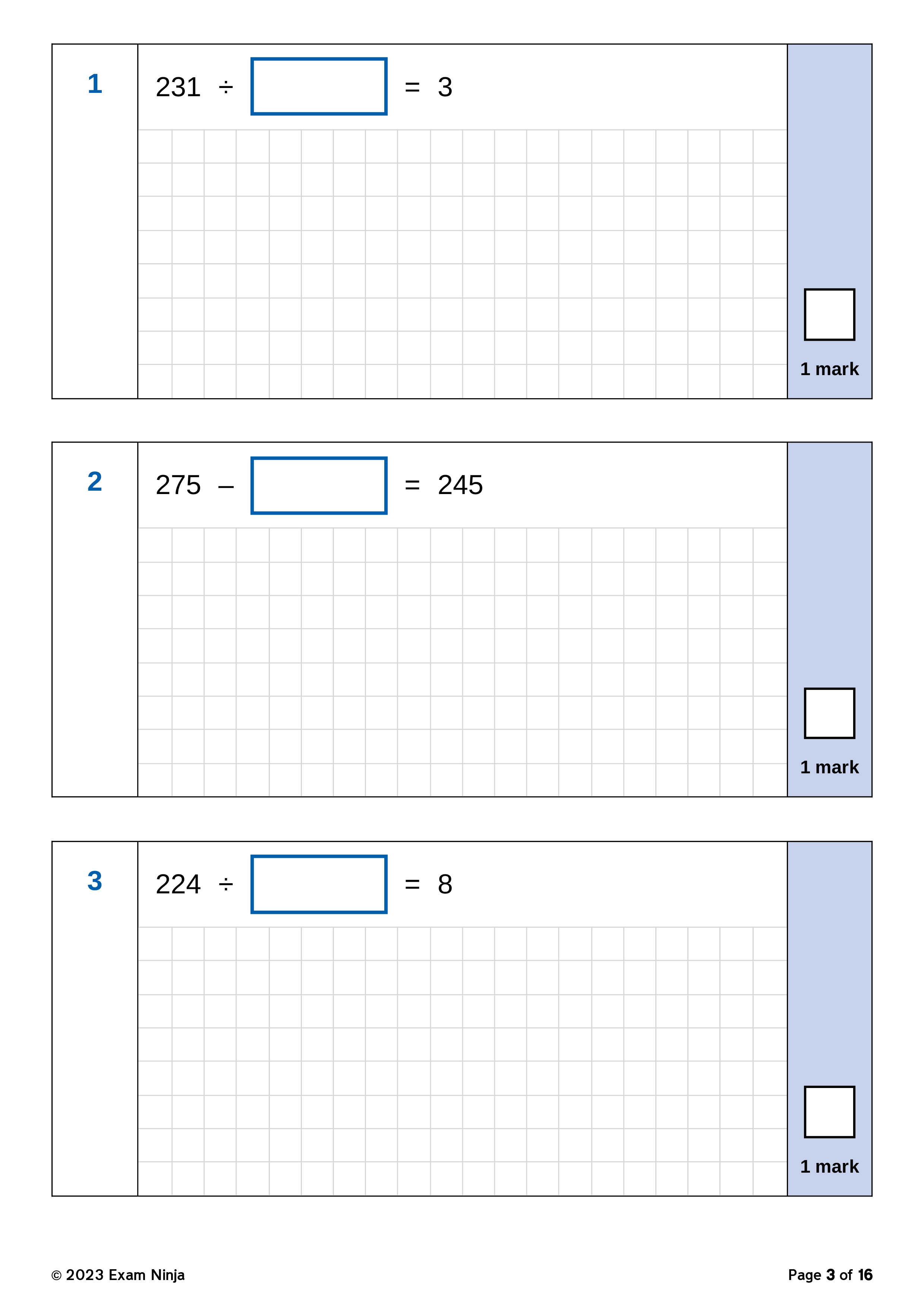 KS2 SATs Arithmetic Practice Papers For Year 6 (Ages 10-11)