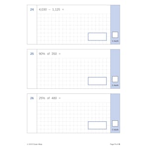 KS2 SATs Arithmetic Practice Papers Download (Ages 10-11) Look Inside Image 2
