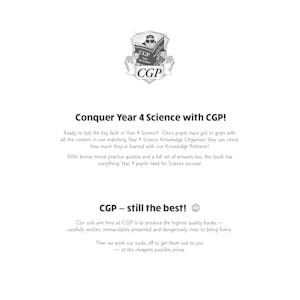 KS2 Science Year 4 Knowledge Retriever Look Inside Image 1