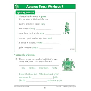 KS2 Year 3 English 10-Minute Weekly Workouts: Spelling & Vocabulary Look Inside Image 4