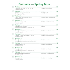 KS2 Year 3 English 10-Minute Weekly Workouts: Spelling & Vocabulary Look Inside Image 2