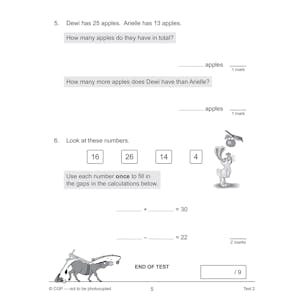 KS2 Year 3 Maths 10-Minute Tests: Addition & Subtraction Look Inside Image 3