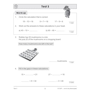 KS2 Year 3 Maths 10-Minute Tests: Addition & Subtraction Look Inside Image 4