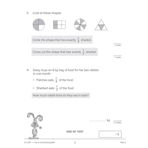 KS2 Year 3 Maths 10-Minute Tests: Fractions Look Inside Image 5