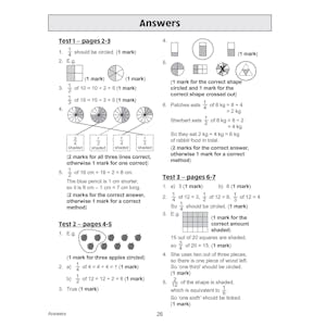 KS2 Year 3 Maths 10-Minute Tests: Fractions Look Inside Image 6