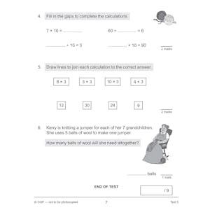 KS2 Year 3 Maths 10-Minute Tests: Multiplication & Division Look Inside Image 3