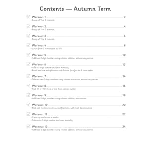 KS2 Year 3 Maths 10-Minute Weekly Workouts: Arithmetic Look Inside Image 2