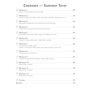 KS2 Year 3 Maths 10-Minute Weekly Workouts: Arithmetic Look Inside Image 4