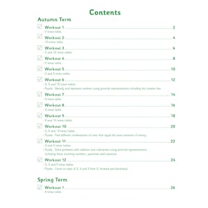 KS2 Year 3 Maths Times Tables 10-Minute Weekly Workouts Look Inside Image 2