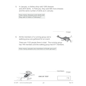 KS2 Year 4 Maths 10-Minute Tests: Addition & Subtraction Look Inside Image 3