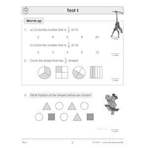 KS2 Year 4 Maths 10-Minute Tests: Fractions & Decimals Look Inside Image 2