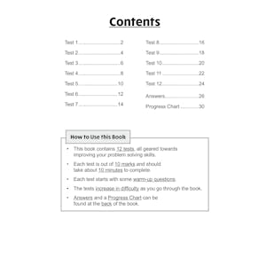 KS2 Year 4 Maths 10-Minute Tests: Problem Solving Look Inside Image 1