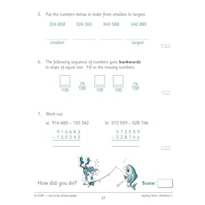 KS2 Year 5 Maths 10-Minute Weekly Workouts: Arithmetic Look Inside Image 6