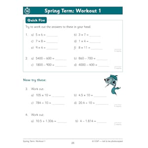KS2 Year 5 Maths 10-Minute Weekly Workouts: Arithmetic Look Inside Image 5