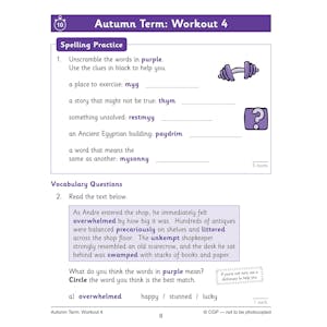 KS2 Year 6 English 10-Minute Weekly Workouts: Spelling & Vocabulary Look Inside Image 4