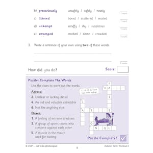 KS2 Year 6 English 10-Minute Weekly Workouts: Spelling & Vocabulary Look Inside Image 5