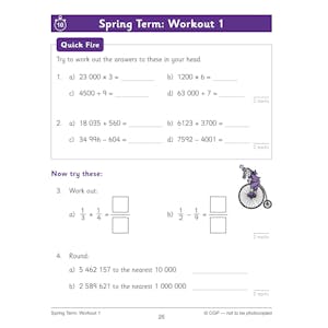 KS2 Year 6 Maths 10-Minute Weekly Workouts: Arithmetic Look Inside Image 5