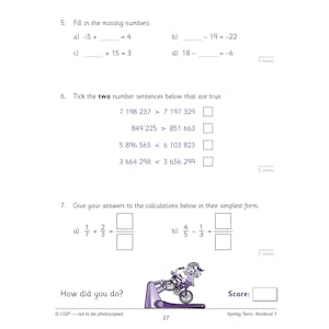 KS2 Year 6 Maths 10-Minute Weekly Workouts: Arithmetic Look Inside Image 6