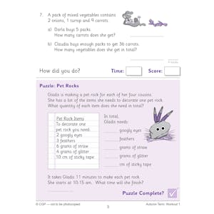KS2 Year 6 Maths Times Tables 10-Minute Weekly Workouts Look Inside Image 5