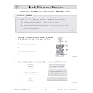 KS3 Biology 10-Minute Tests (Ages 11-14) Look Inside Image 5