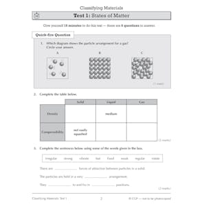 KS3 Chemistry 10-Minute Tests (Ages 11-14) Look Inside Image 3