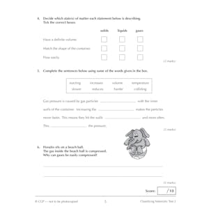 KS3 Chemistry 10-Minute Tests (Ages 11-14) Look Inside Image 6
