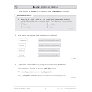 KS3 Chemistry 10-Minute Tests (Ages 11-14) Look Inside Image 5