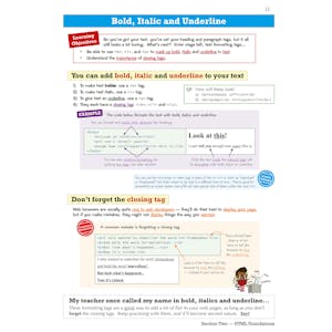 KS3 Computing: HTML, CSS & JavaScript Web Development Guide w/ Online Ed, Coding Files & Videos Look Inside Image 6