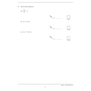 KS3 Maths Practice Papers (Ages 13-14) Look Inside Image 5