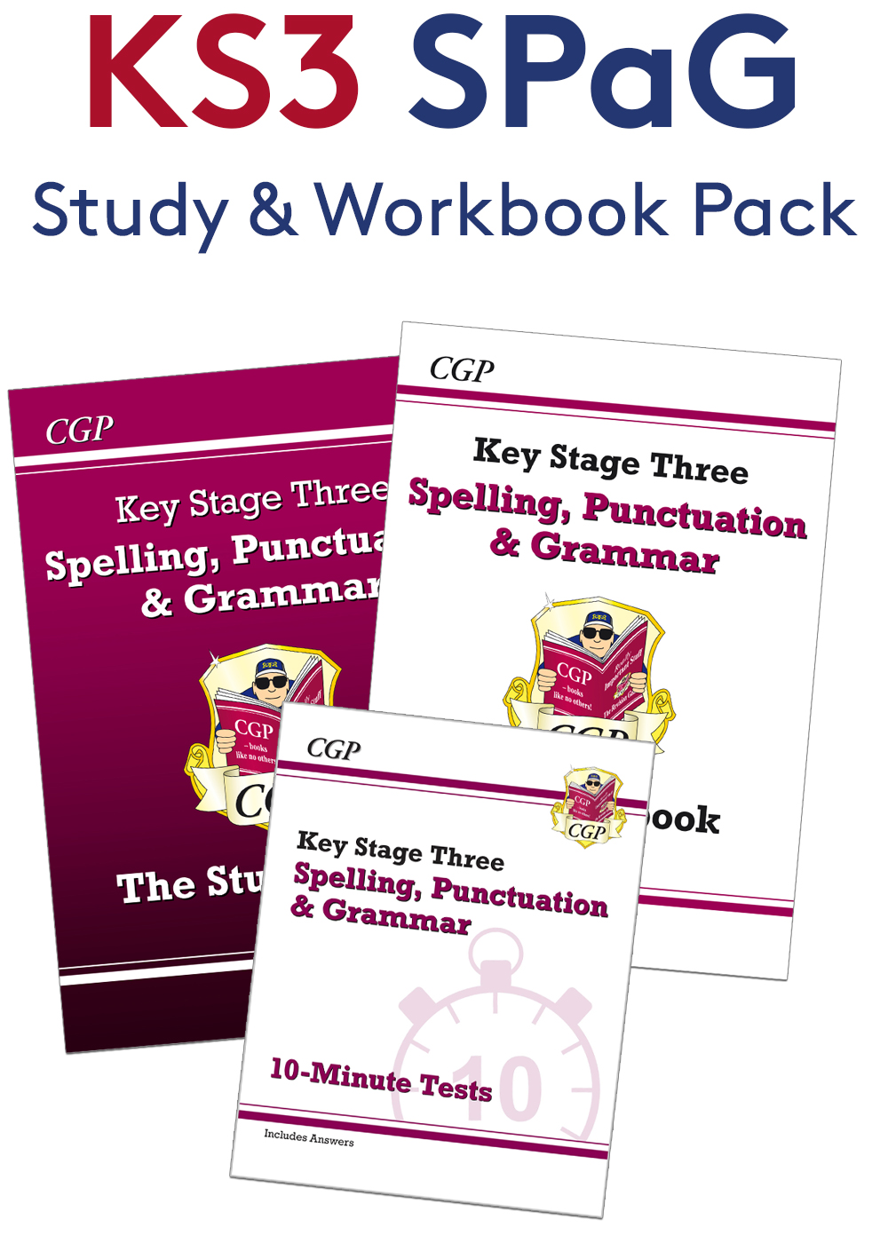 KS3 SPaG Study & Workbook Pack (Ages 11-14)