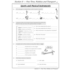 KS3 Spanish Workbook (Ages 11-14) Look Inside Image 3