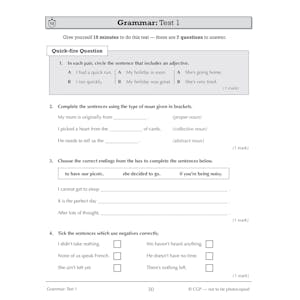 KS3 Spelling, Punctuation & Grammar 10-Minute Tests (Ages 11-14) Look Inside Image 5