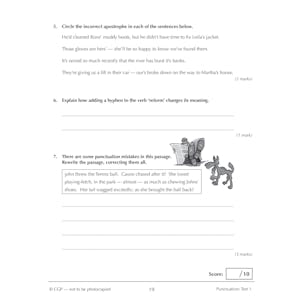 KS3 Spelling, Punctuation & Grammar 10-Minute Tests (Ages 11-14) Look Inside Image 4