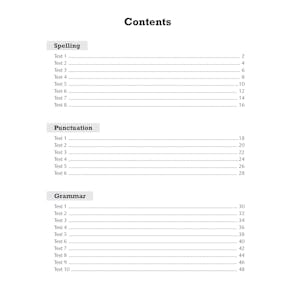 KS3 Spelling, Punctuation & Grammar 10-Minute Tests (Ages 11-14) Look Inside Image 1