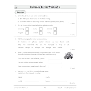 KS3 Year 7 Spelling, Punctuation and Grammar 10-Minute Weekly Workouts Look Inside Image 6