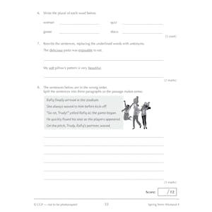 KS3 Year 7 Spelling, Punctuation and Grammar 10-Minute Weekly Workouts Look Inside Image 5