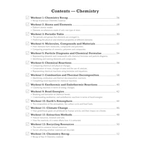 KS3 Year 9 Science 10-Minute Weekly Workouts (includes answers) Look Inside Image 2